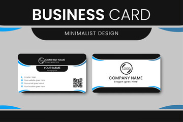 Minimalist business card design template