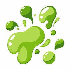 Set of Matcha Drink Splash