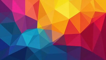 Abstract geometric shapes, vibrant color blocks, repeating, illustration, print