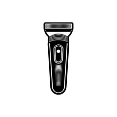 create a trimmer isolated vector art silhouette