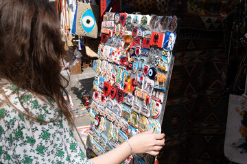 Gjirokaster old town in Albania