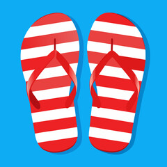 flip flops vector