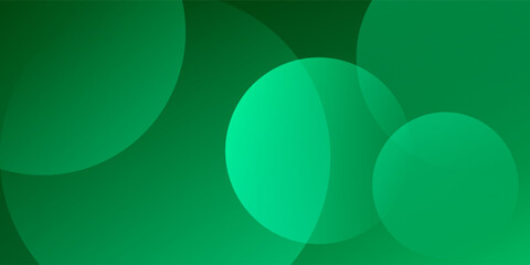 Abstract green gradient shapes background. Eps10 vector