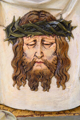 The Holy Face – Veronica's Veil. The Cathedral of St Elizabeth in Košice, Slovakia.