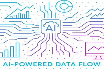 Futuristic Finance AI Visualization: Smart Data & Innovation