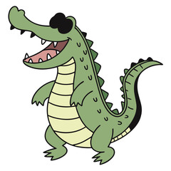 crocodile vector 