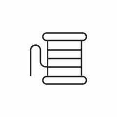 threads needle icon sign vector