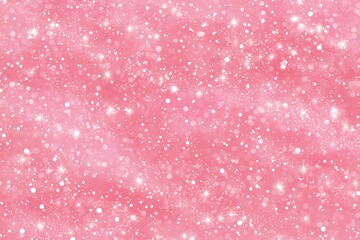 Pink Glitter Background With Sparkle Effect