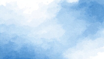 Delicate Blue Watercolor Texture Background