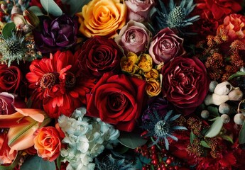 Colorful Floral Bouquet Arrangement