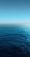 Obraz premium Abstract Blue Ocean Horizon