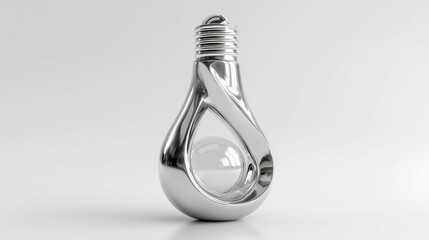 Innovative Light Bulb Design with Modern Twist Futuristic Lighting Concept Creative Energy So