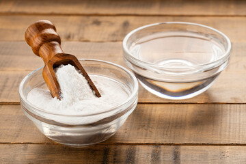 Baking soda - Crystalline solid compound and crystalline water
