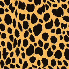Vibrant Seamless Leopard Print Pattern