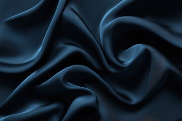 Obraz premium Deep Blue Draped Fabric Texture