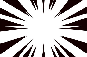 放射線背景イラスト