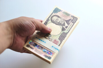 一万円札の束