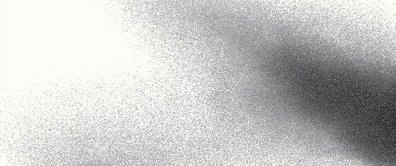 Generative AI, Black and white halftone texture gradients