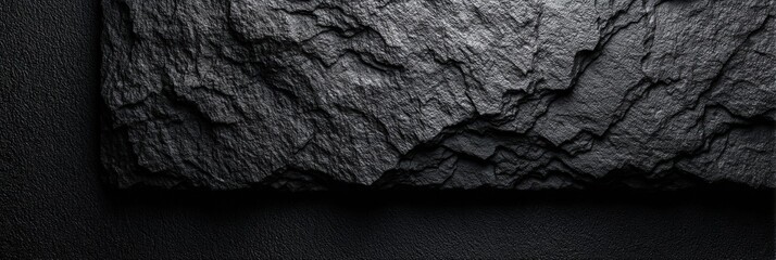 Abstract Dark Gray Stone Texture Background