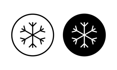 Snow icon vector illustration. snowflake sign and symbol