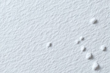 Close Up Texture Of Fresh Snow
