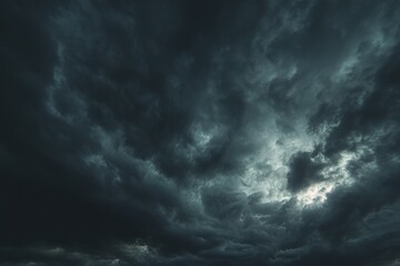 Obraz premium Dark Dramatic Stormy Cloudscape