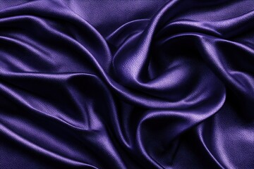 Obraz premium Deep Purple Textured Fabric Drape