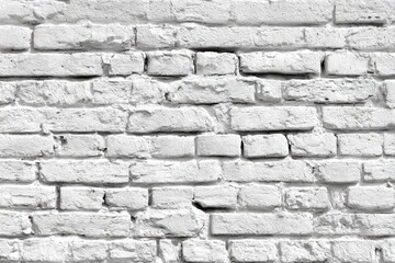 Whitewashed Brick Wall Texture