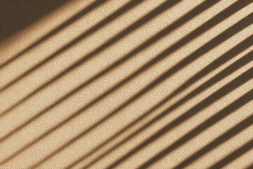 Obraz premium Abstract Light And Shadow Pattern On Beige Wall