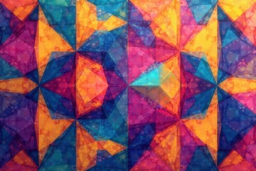 Geometric abstract shapes, perfectly repeating , green, color