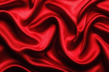 Red Fabric Texture Background