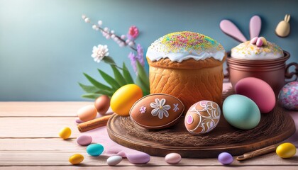 easter baking background