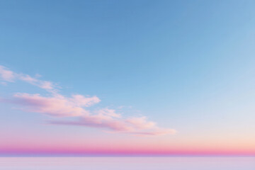 Obraz premium serene sky gradient featuring soft shades of blue pink and violet