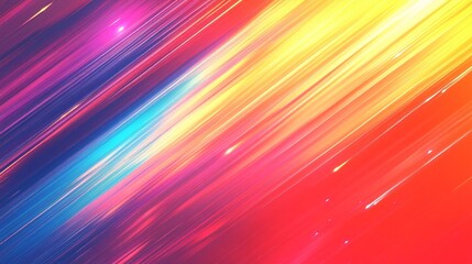 Obraz premium Vibrant diagonal lines of color.