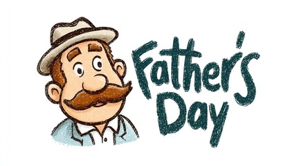 Cute Cartoon Father's Day Clip Art
