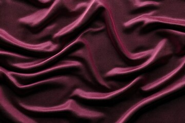 Fototapeta premium Draped Dark Burgundy Fabric With Glitter Texture