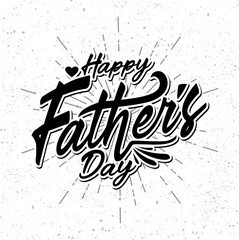 Happy Father’s Day Calligraphy design vector. Vector illustration