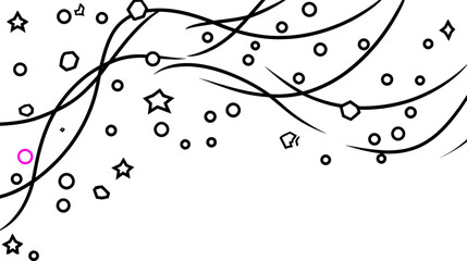 Abstract Particle Background - simple vector, isolated on white background   