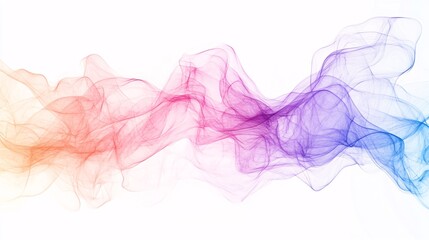 Abstract design with flowing lines of color.