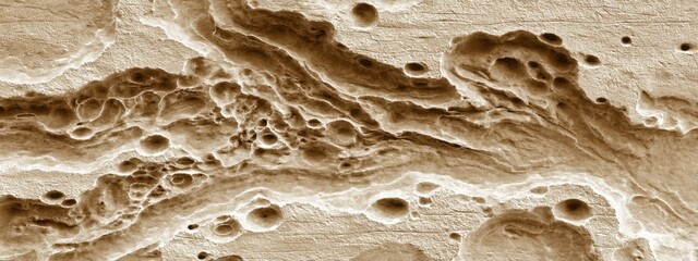 Mars Surface Topography Detail