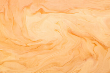 Texture of coffee with milk as background, closeup