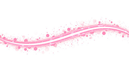 Abstract Pink Glitter Wave With Dynamic Energy and Sparkling