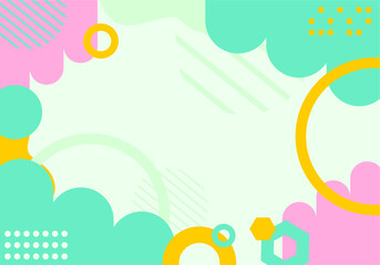 flat abstract background with white color