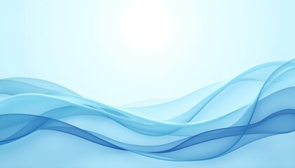 abstract layout of soft colors and smooth blue curves.