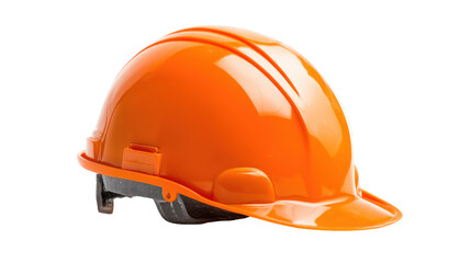  Construction Safety Helmet on Transparent Background