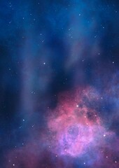 Space night sky stars illustration picture background