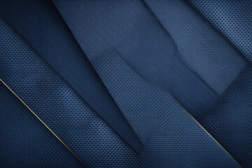 Dark Blue And Gold Geometric Abstract Background