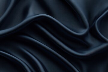 Obraz premium Dark Blue Fabric Drape Texture Design