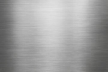 Abstract Silver Metal Background with a Brushed Texture and Subtle Reflective Surface