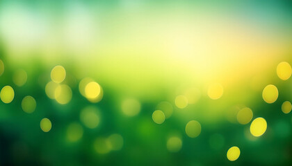Obraz premium abstract blurred background of green and yellow colors
